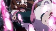 Uraraka's Quirk Awakening is spurred on by the intense emotions of her battle with Himiko Toga in My Hero Academia's Final War Arc (Image credit: BONES)